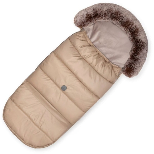 Yoonco regulowany śpiworek zimowy do wózka | Taupe