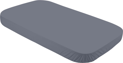 Waldin - bawełniane prześcieradło do łóżeczka W2 7w1 | Duży 73x122 Graphite
