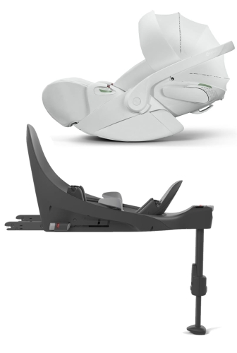 Cybex Cloud T i-Size - rozkładany fotelik samochodowy, zestaw z bazą isofix | Urban Mobility White