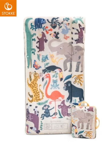 Stokke CloudSleeper - łóżeczko turystyczne, pompowany materac dla dzieci | Animal Family