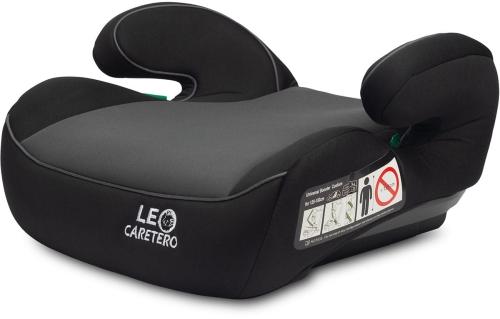 Caretero Leo i-Size - podstawka, podwyższenie na fotel, booster z normą i-Size | Graphite