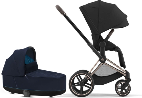 Cybex Priam 4.0 - wózek wielofunkcyjny, zestaw 2w1 z opcją 3w1 | Nautical Sepia 2.0