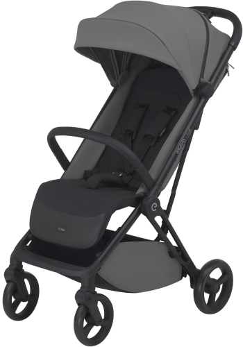 Espiro Just - lekki wózek spacerowy do miasta | 127 Graphite Berry