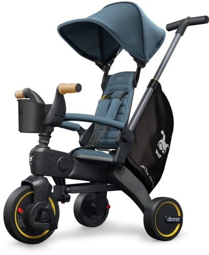 Doona Liki Trike S5 5w1 Deluxe - składany rowerek trójkołowy | Ocean Blue