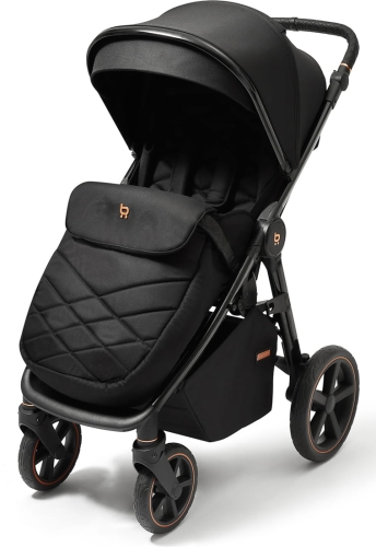 Future Design Xplode Chrome - stylowy wózek spacerowy | Jet Black