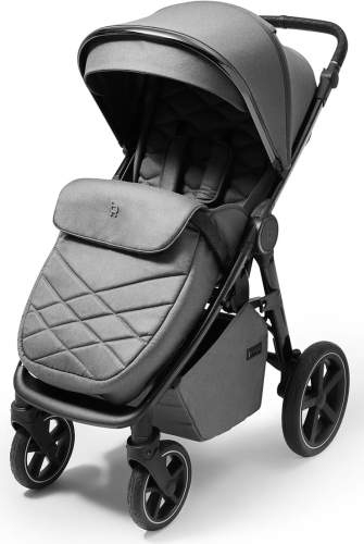 Future Design  Xplode Chrome - stylowy wózek spacerowy | Steel Graphite