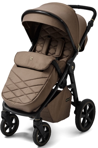 Future Design  Xplode Chrome - stylowy wózek spacerowy | Caffe Latte