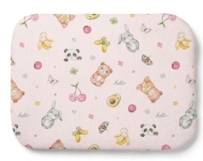 Waldin - poduszka bambusowa z wypełnieniem | Candy Cute Róż 40x30 cm