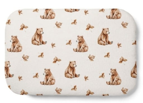 Waldin - poduszka bambusowa z wypełnieniem | Niedźwiadki Beż 60x40 cm 