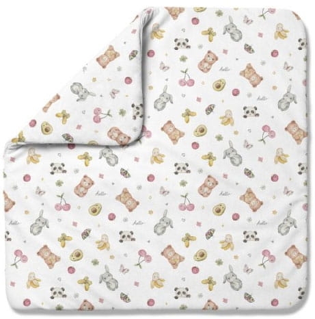 Waldin - kołdra bambusowa 2w1 | XS CandyCute 75x75 cm