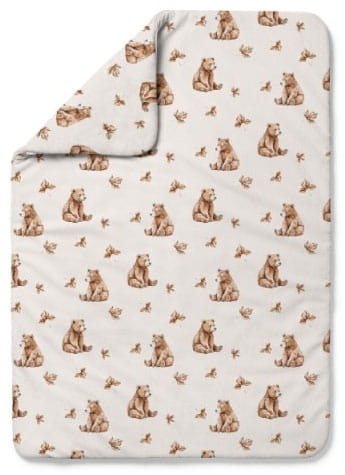 Waldin - kołdra bambusowa | S Niedźwiadki Jasny Beż 100x75 cm