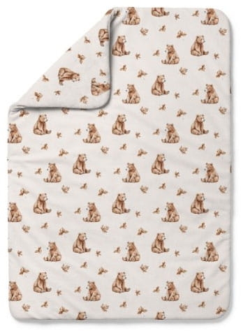 Waldin - kołdra bambusowa | M Niedźwiadki Jasny Beż 120x90 cm