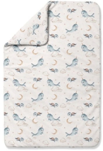 Waldin - kołdra bambusowa | XL Wieloryb Chłodny Beż 150x100