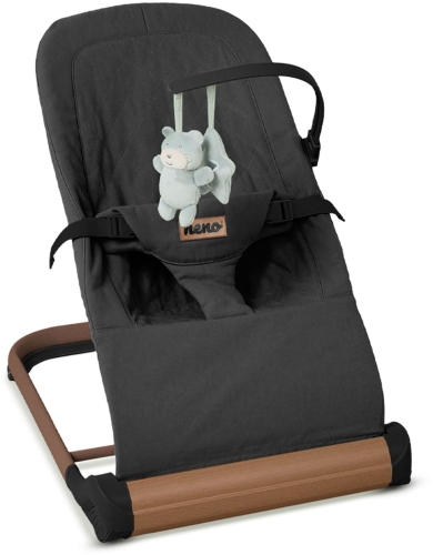Neno Nesso - leżaczek niemowlęcy | Dark Grey