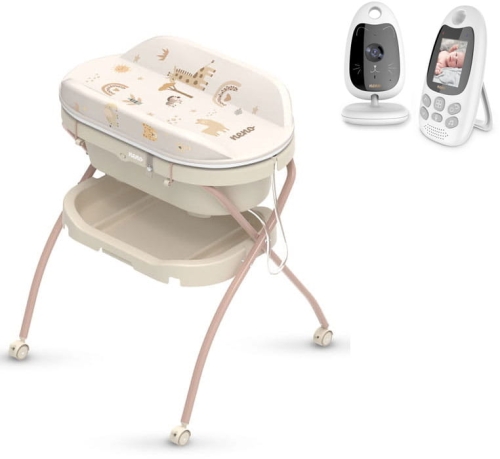 Neno Breza - wanienka z przewijakiem do kąpieli dziecka + niania Neno Gato 2 