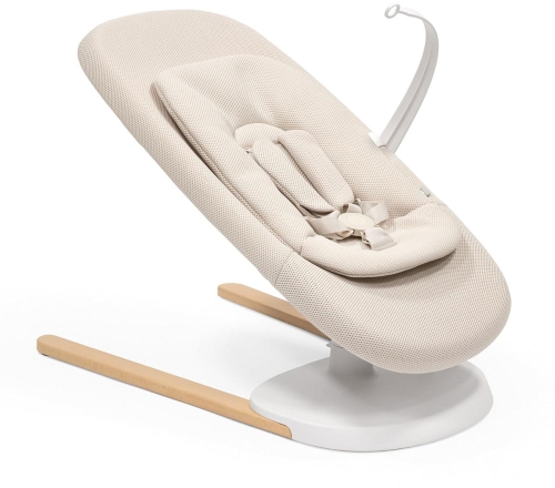 Stokke Yoga Bouncer - leżaczek, bujaczek niemowlęcy | Light Sand