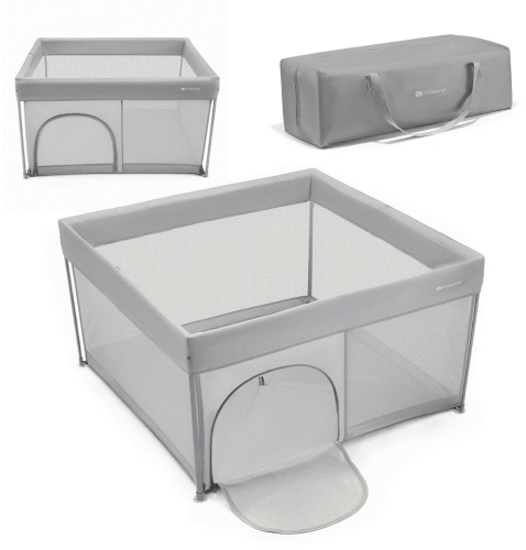 Kinderkraft ZIKI - kojec dziecięcy | Grey