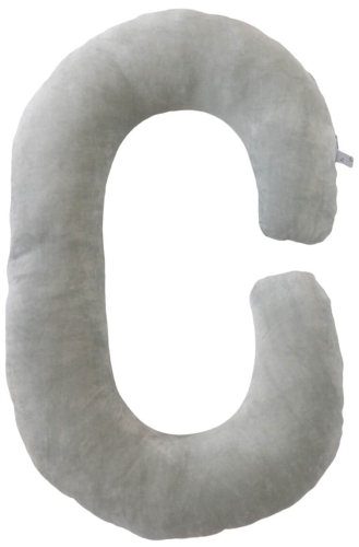 Piapimo poduszka ciążowa, do karmienia typu C | Szałwiowa Szarość