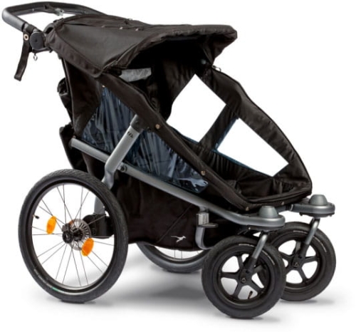 TFK Velo 2- przyczepka rowerowa, przyczepka do roweru, wózek z uchwytem rowerowym  | Black