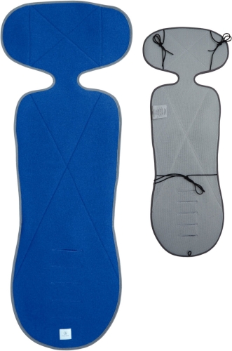 Simple Wool Very Merry 2.0 - termoaktywna wkładka z wełny merino do fotelika samochodowego ~15-36 kg, G2 | Niebieski