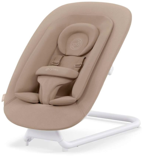 Cybex Lemo 2.0, Click&Fold Bouncer - leżaczek niemowlęcy | Almond Beige