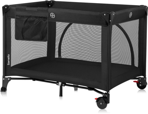 Lionelo Laura - kompaktowe łóżeczko turystyczne | Black Carbon