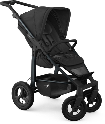 TFK Mono 4 SPORT - terenowy wózek dziecięcy spacerowy | Black, Koła pompowane