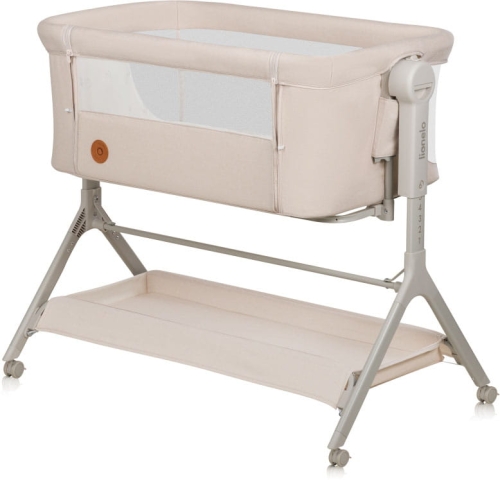 Lionelo Leonie Plus - łóżeczko dostawne 3w1 | Beige Sand
