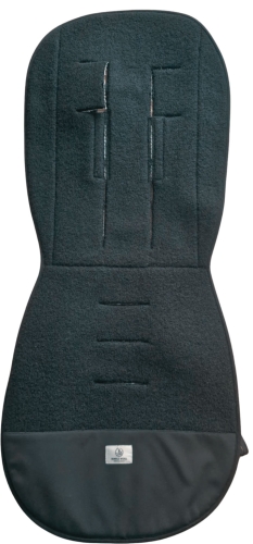 Simple Wool Medium Merry+ - wkładka do spacerówki | Czarny Mono