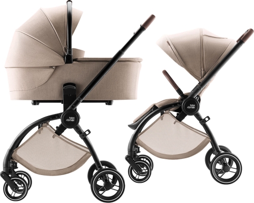 Britax Romer Rio - wózek głęboko-spacerowy, wózek dziecięcy 2w1 | Style Teak