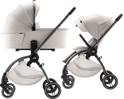 Britax Romer Rio - wózek głęboko-spacerowy, wózek dziecięcy 2w1 | Lux Soft Taupe