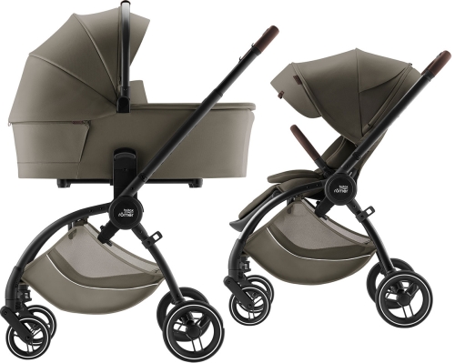 Britax Romer Rio - wózek głęboko-spacerowy, wózek dziecięcy 2w1 | Lux Urban Olive