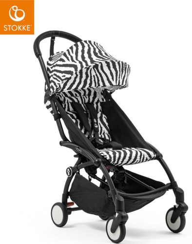 Stokke YOYO 3 -  kompaktowy wózek spacerowy dla dziecka | Wild Collection Zebra / Black