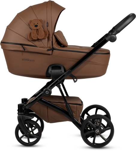 Tutis Viva 5+ - wielofunkcyjny wózek dziecięcy, zestaw 2w1 | Teddy 110 Biscuit