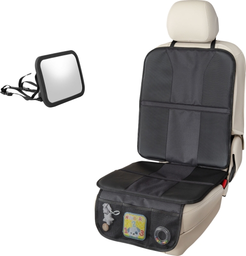 Xland JUMBO SET - mata ochronna do samochodu + lusterko, zestaw 2w1 