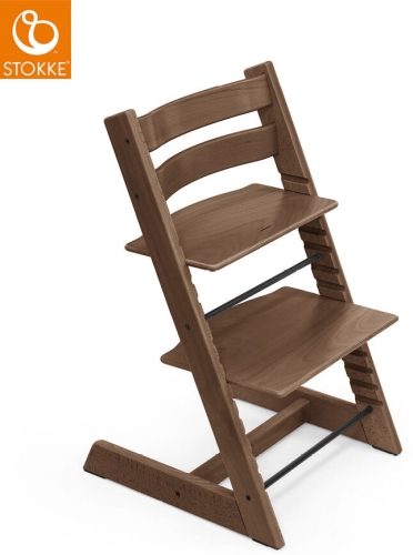 Stokke Tripp Trapp - krzesełko do karmienia z litego drewna dla dzieci i dorosłych | Warm Brown