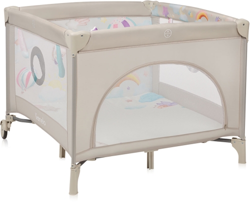 Lionelo Millie Plus - wielofunkcyjny kojec dziecięcy | Grey Beige