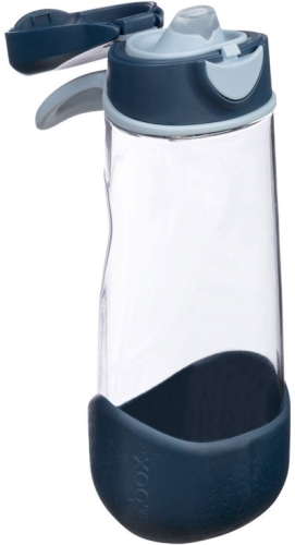 b.box - tritanowa butelka sportowa dla dzieci, z ustnikiem 600 ml | Midnight