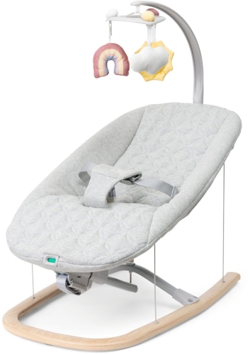 Chicco Zen Wave - leżaczek niemowlęcy | Wooden Grey