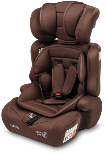 Caretero Falcon i-Size - fotelik samochodowy 76-150 cm | Brown