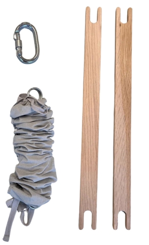 Membantu - zestaw do przekształcenia hamaka, huśtawki bliźniaczej | Szary