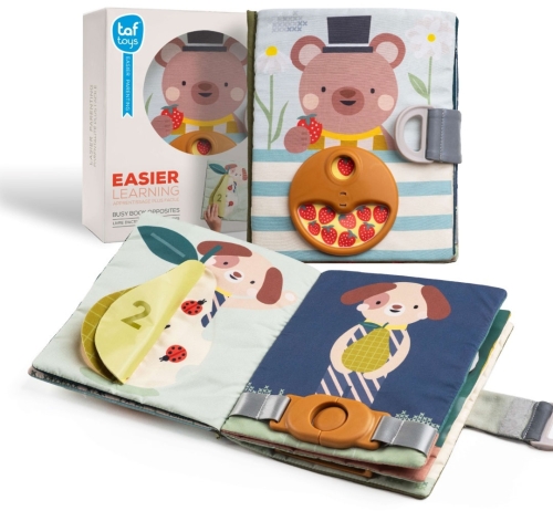 Taf Toys Fantasy Book - książeczka sensoryczna, edukacyjna, przeciwieństwa 