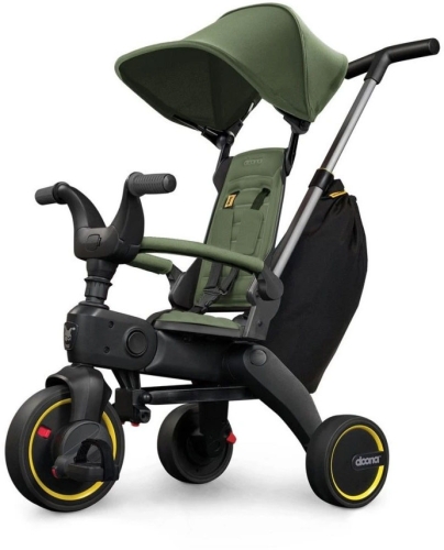 Doona Liki Trike S3 5w1 - składany rowerek trójkołowy | Desert Green