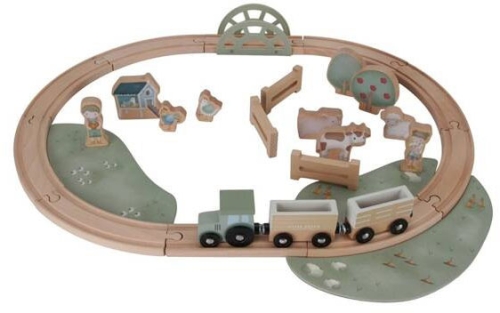 Little Dutch - zabawkowy pociąg z torami | Little Farm