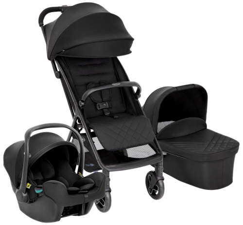 Graco Myavo Trio - wózek dziecięcy, zestaw 3w1 | Midnight