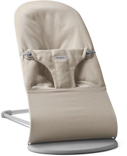BabyBjorn Bliss - leżaczek dziecięcy | Woven Melange Jasny Beż