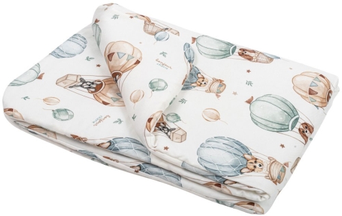 Bonjour Cherie - bambusowa kołderka z wypełnieniem 90x120 cm | Pieski