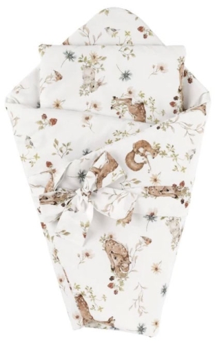 Waldin - rożek niemowlęcy 2w1 75x75 cm, zestaw z poduszką | Polski Las