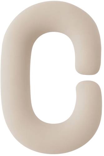 Piapimo poduszka ciążowa, do karmienia typu C | Jersey Piaskowy