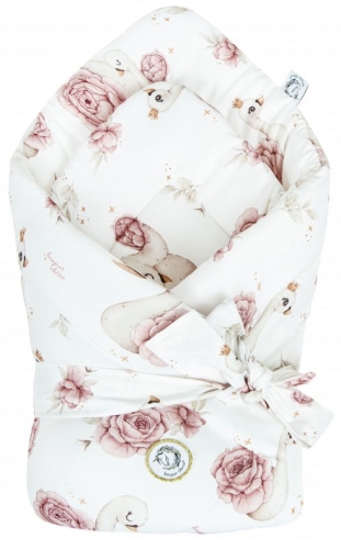Bonjour Cherie - bambusowy becik, rożek niemowlęcy 74x74 cm | Royal Baby